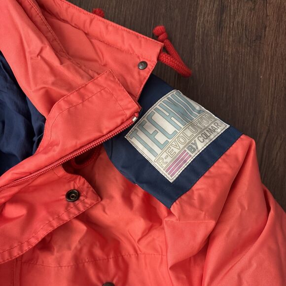 Vintage COLMAR TECHNIC Y2K 80s 90s Retro Zip Snowsuit Ski Outdoor Insulated sz38 - Picture 4 of 13